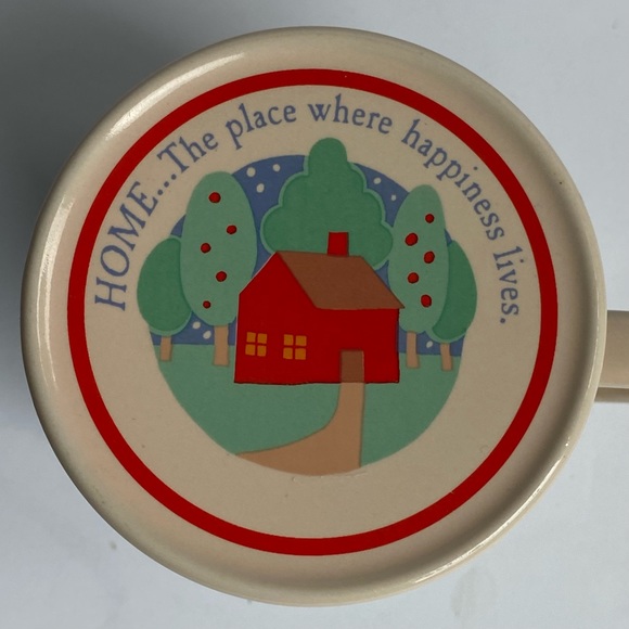 Hallmark Mug Mates Lid Coaster Coffee Tea  Vintage 1988 Home Kindness Friends - Picture 5 of 16